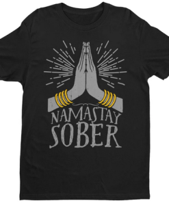 Namastay Sober T-shirt SD