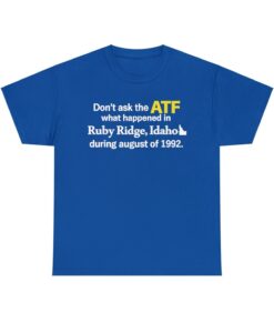 Ruby Ridge, Idaho T-shirt SD